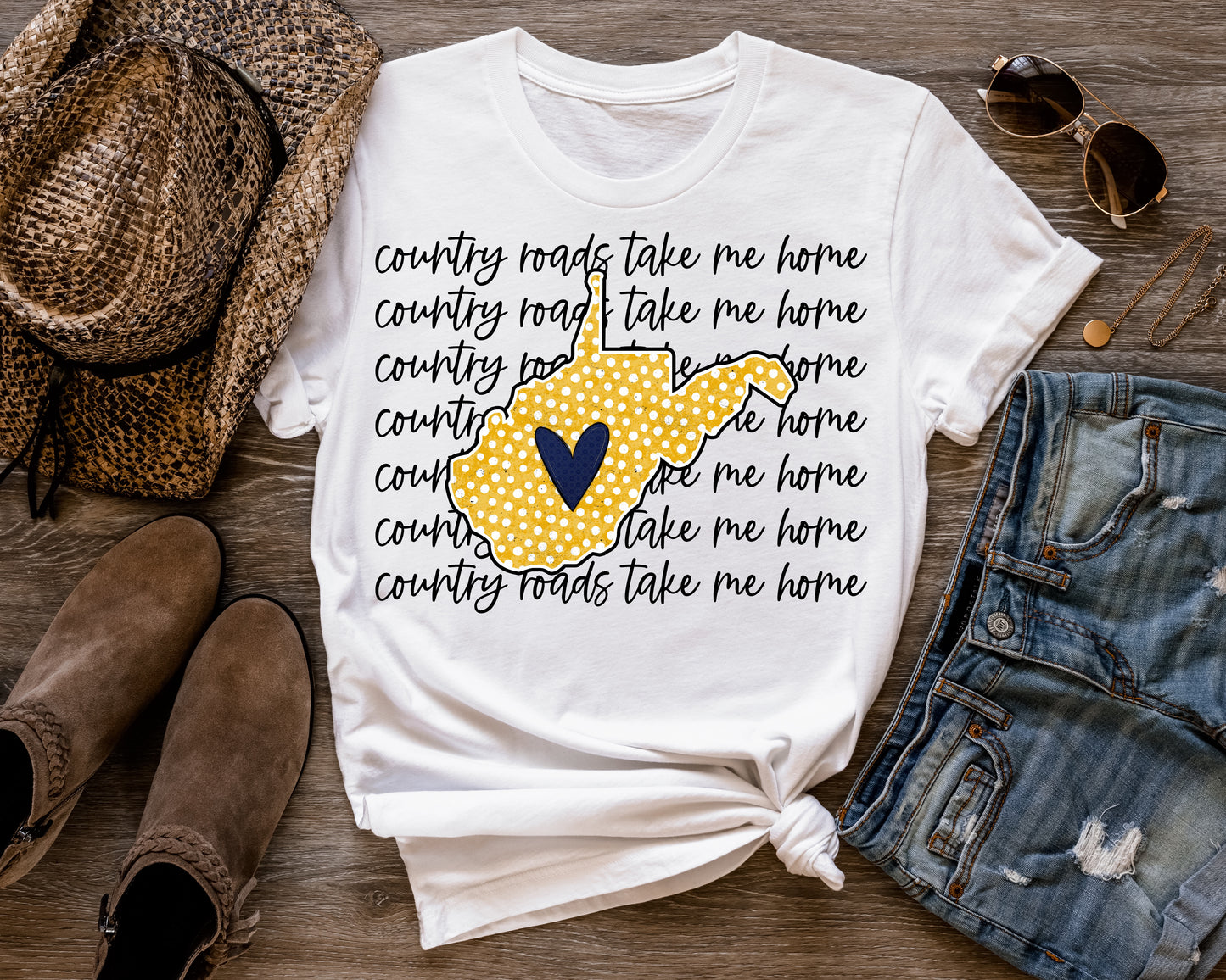 Country Roads, Take Me Home WV Shirt